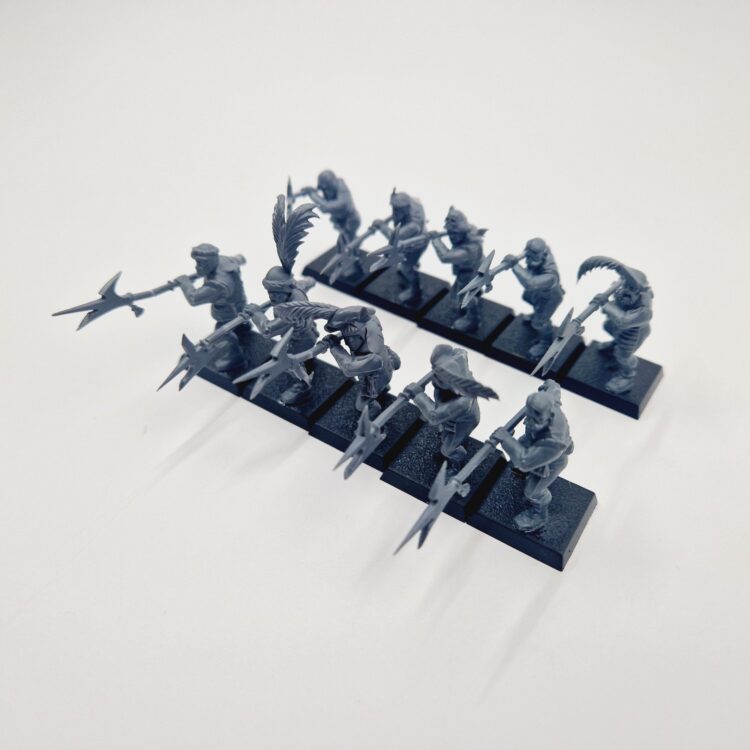 A photo of The Empire State Troops Warhammer miniatures