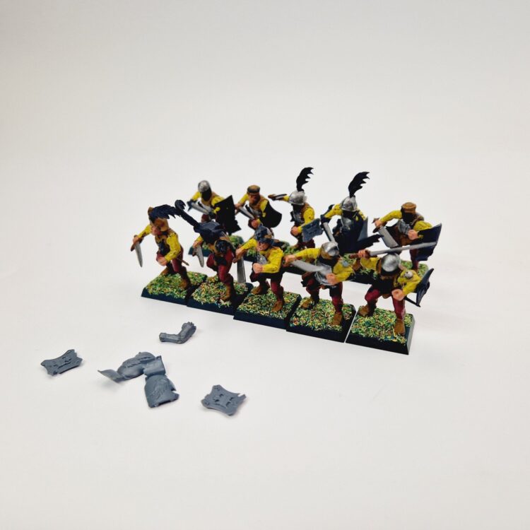 A photo of The Empire State Troops Warhammer miniatures