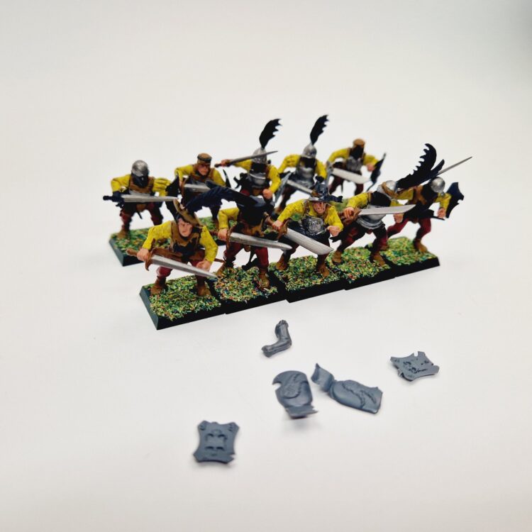 A photo of The Empire State Troops Warhammer miniatures