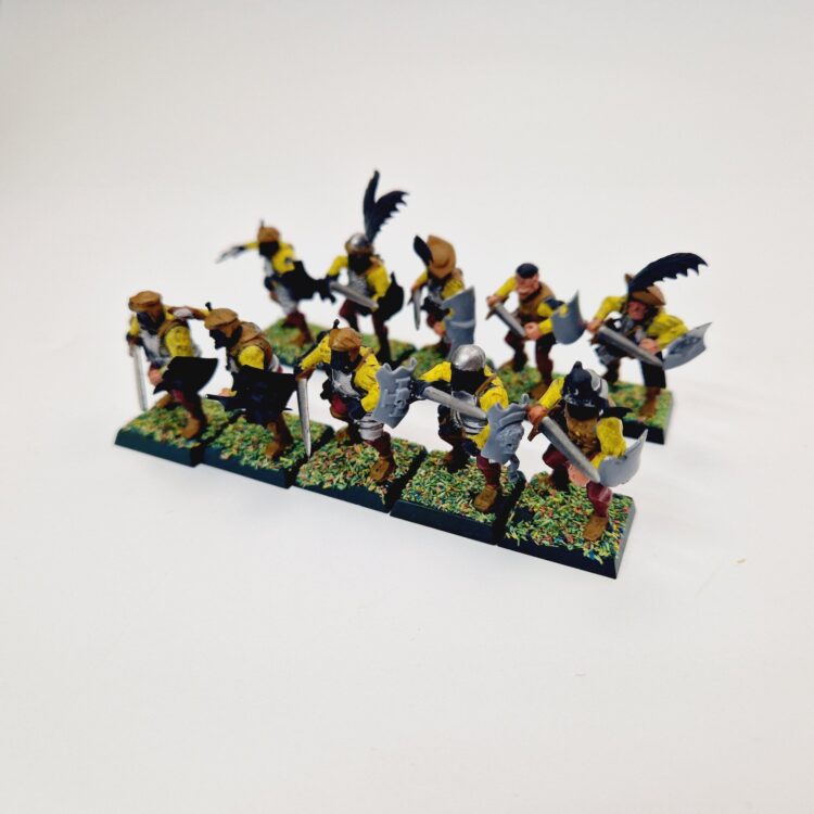 A photo of The Empire State Troops Warhammer miniatures