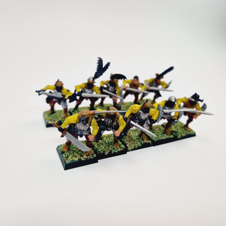 A photo of The Empire State Troops Warhammer miniatures