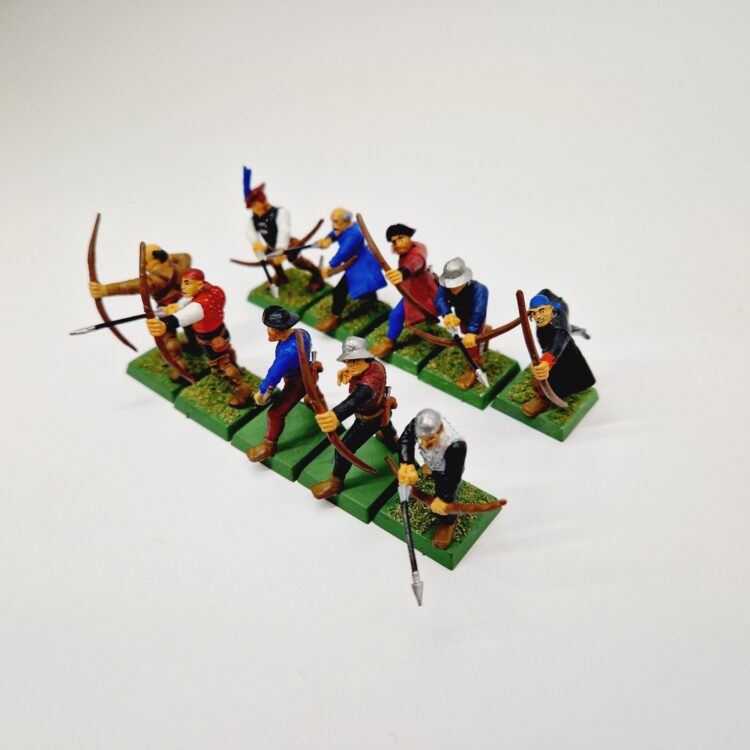 A photo of The Empire Militia Warhammer miniatures