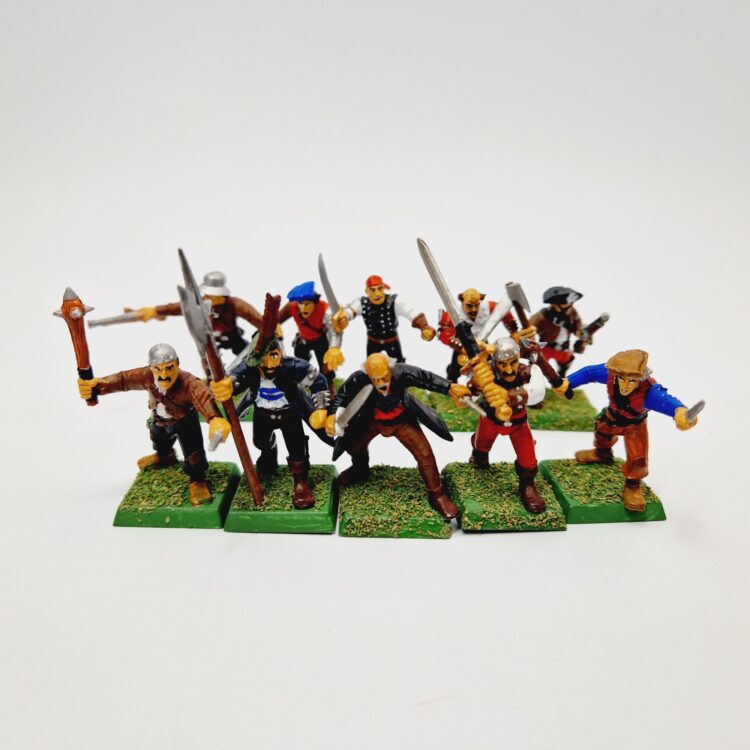 A photo of The Empire Militia Warhammer miniatures