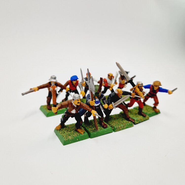 A photo of The Empire Militia Warhammer miniatures