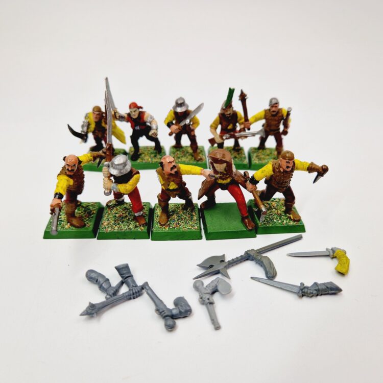 A photo of The Empire Militia Warhammer miniatures