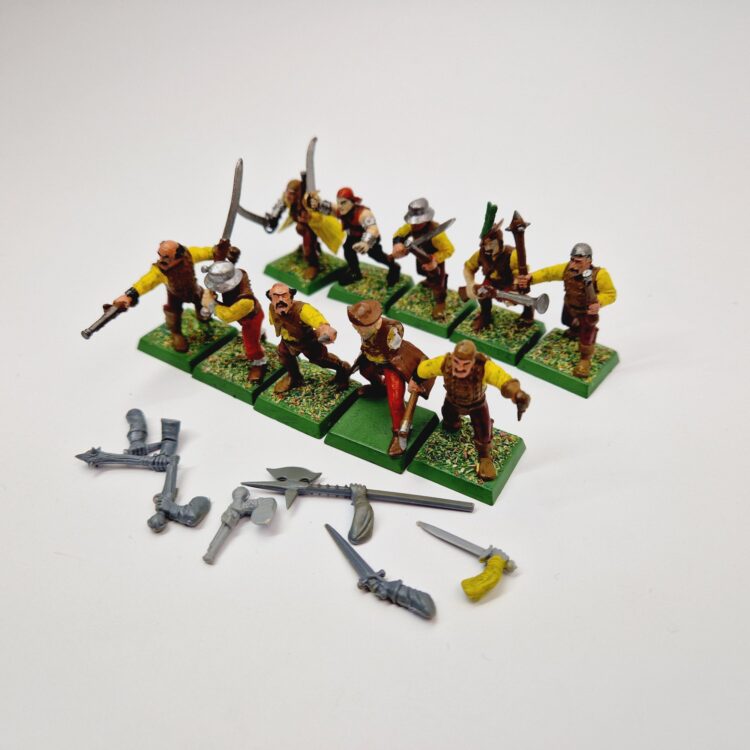 A photo of The Empire Militia Warhammer miniatures