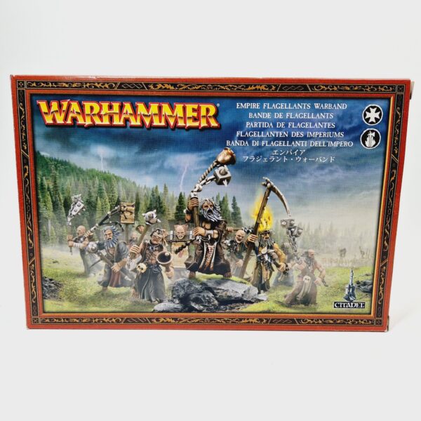 A photo of The Empire Flagellants Warhammer miniatures