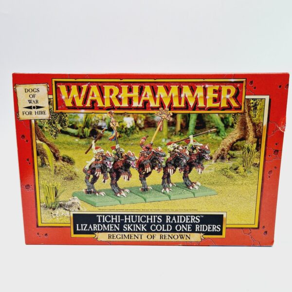 A photo of Dogs of War Tichi-Huichi's Raiders Warhammer miniatures