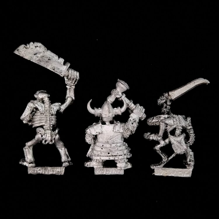 A photo of Dogs of War Cursed Company Warhammer miniatures