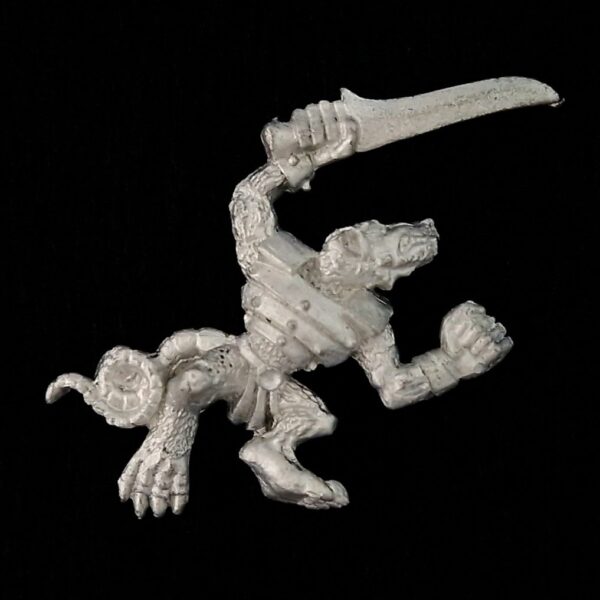 A photo of a Mordheim Skaven Casualty Warhammer miniature