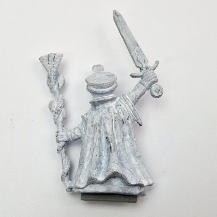 A photo of a Talisman High Priest Warhammer miniature