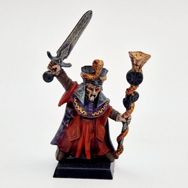 A photo of a Talisman High Priest Warhammer miniature