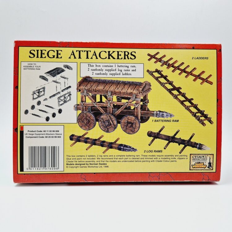 A photo of Warhammer Siege Attackers Warhammer miniatures