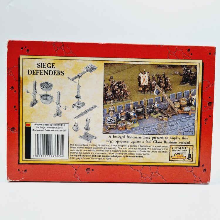 A photo of Warhammer Siege Defenders Warhammer miniatures