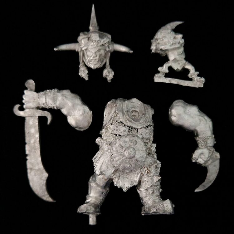 A photo of a Ogre Kingdoms Maneater Araby Warhammer miniature