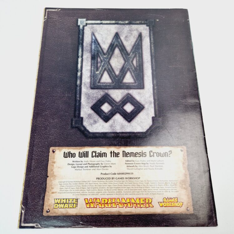 A photo of The Nemesis Crown Campaign Booklet