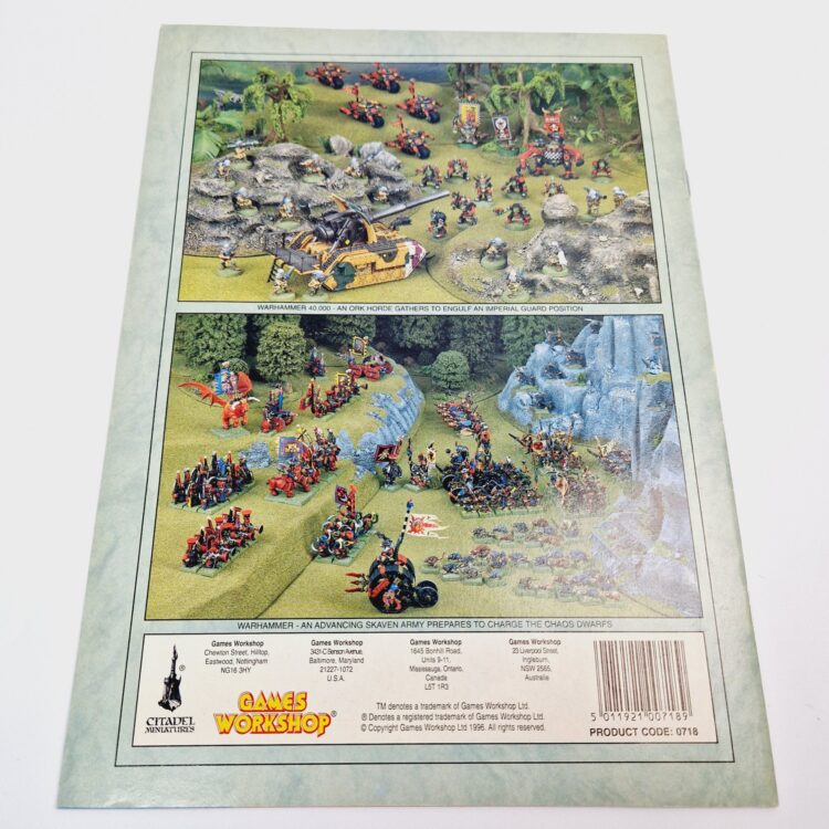 A photo of Games Workshop World of Hobby Games 1996