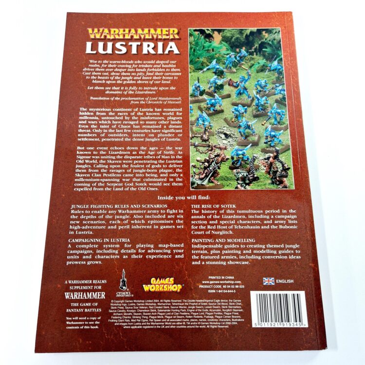 A photo of Lustria Supplement