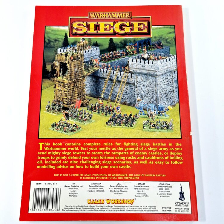 A photo of Warhammer Siege Supplement