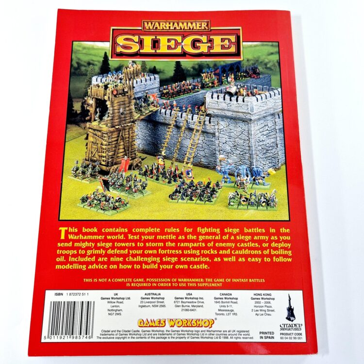 A photo of Warhammer Siege Supplement