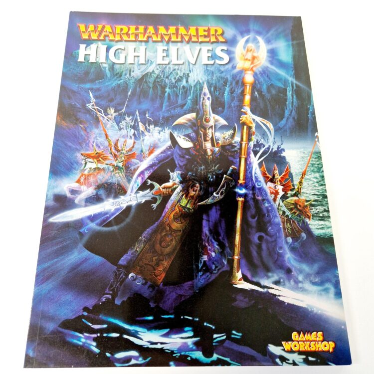 A photo of a Warhammer High Elves 6th Edition Army Book