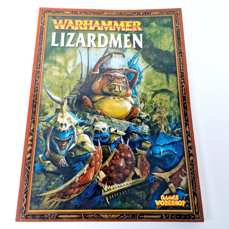 A photo of a Warhammer Lizardmen 6th Edition Army Book