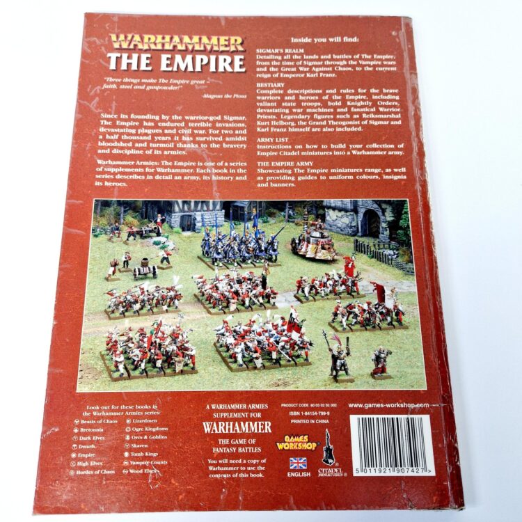 A photo of a Warhammer The Empire 7th Edition Army Book