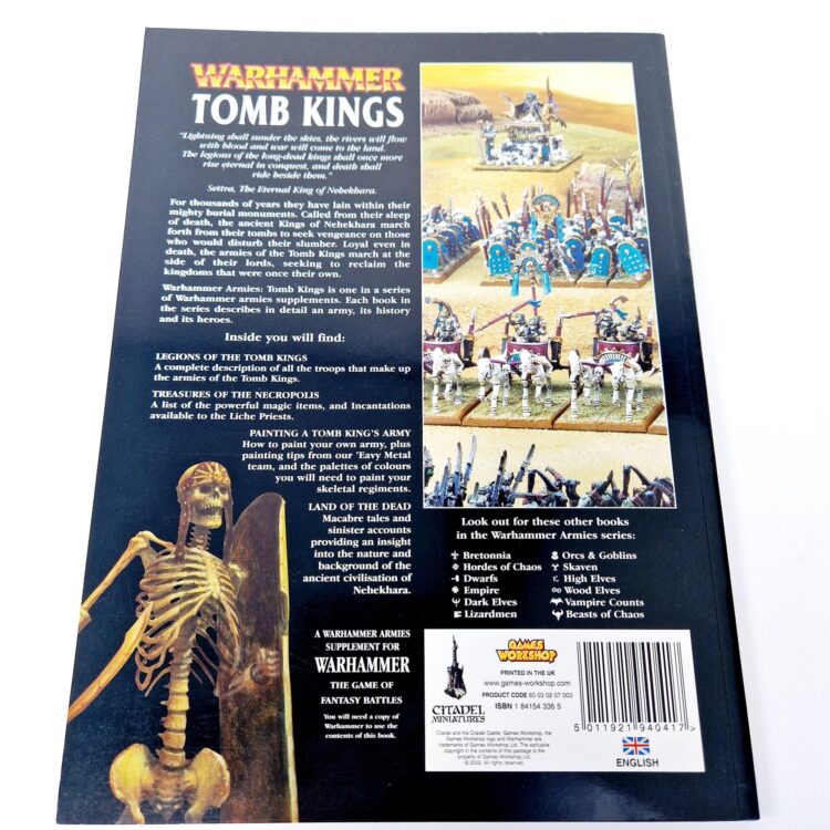 A photo of a Warhammer Tomb Kings 6th Edition Army Book