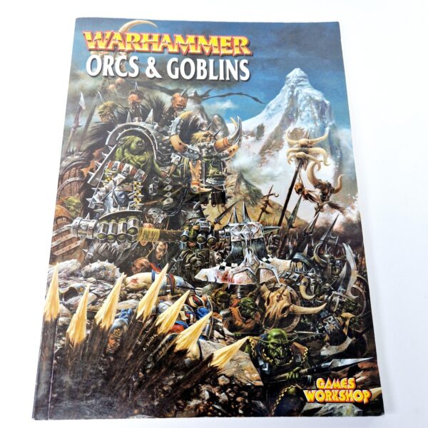 A photo of a Warhammer Orcs and Goblins 6th Edition Army Book