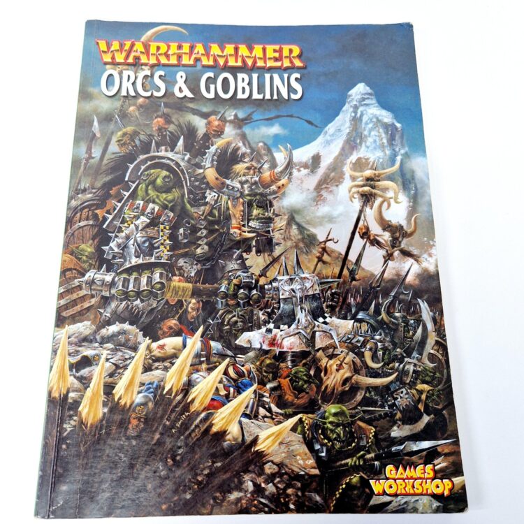 A photo of a Warhammer Orcs and Goblins 6th Edition Army Book