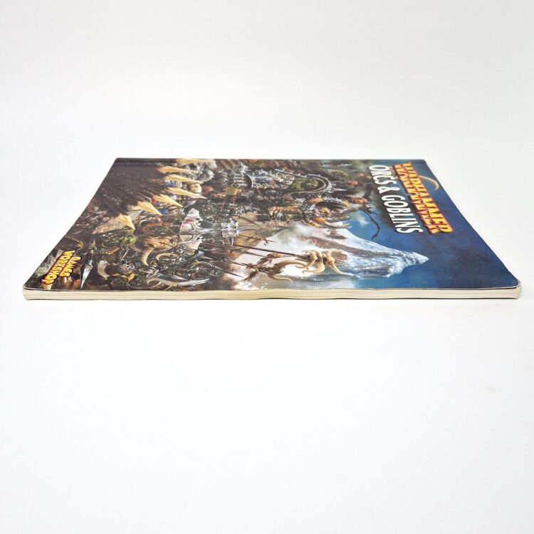 A photo of a Warhammer Orcs and Goblins 6th Edition Army Book