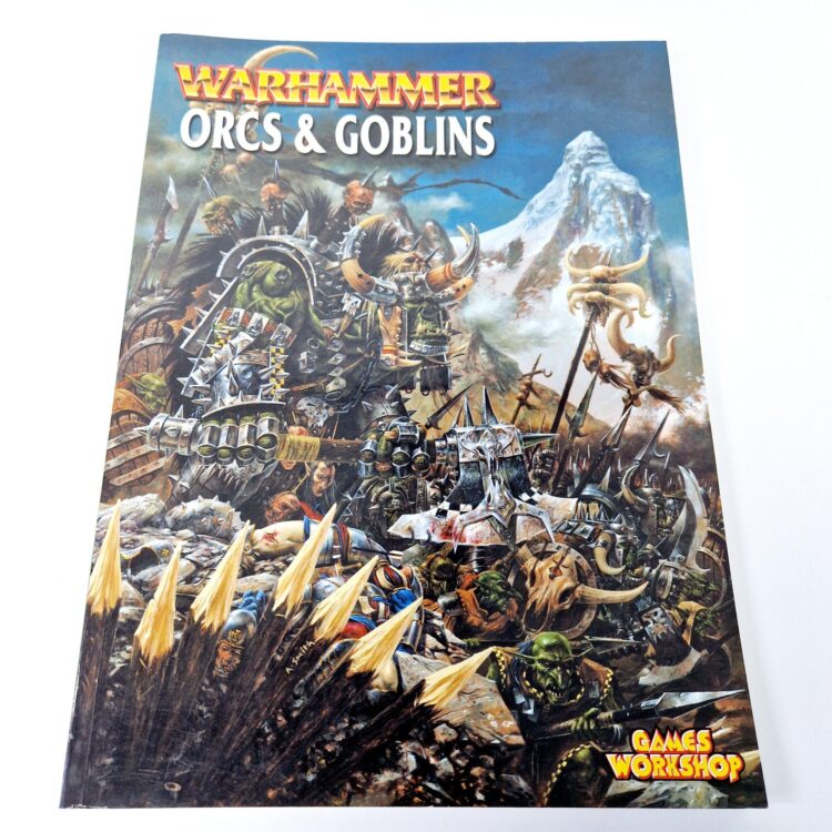 A photo of a Warhammer Orcs and Goblins 6th Edition Army Book