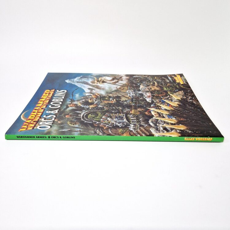 A photo of a Warhammer Orcs and Goblins 6th Edition Army Book