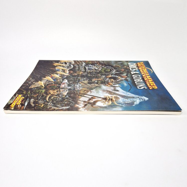 A photo of a Warhammer Orcs and Goblins 6th Edition Army Book