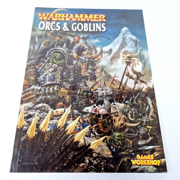 A photo of a Warhammer Orcs and Goblins 6th Edition Army Book