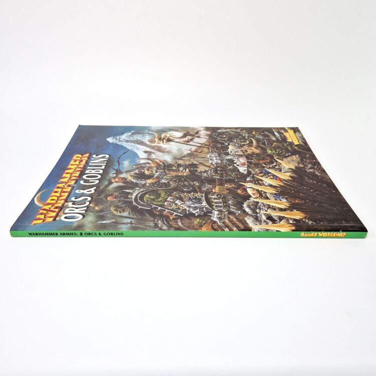 A photo of a Warhammer Orcs and Goblins 6th Edition Army Book