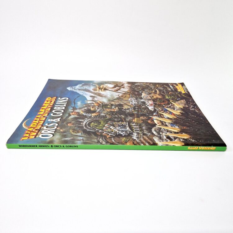 A photo of a Warhammer Orcs and Goblins 6th Edition Army Book