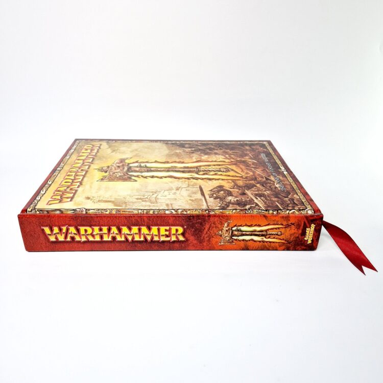 A photo of a Warhammer Warhammer Fantasy Battle 8th Edition Hardcover Rulebook