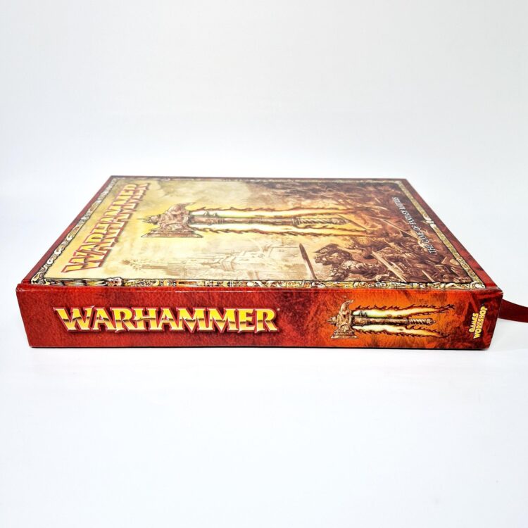 A photo of a Warhammer Warhammer Fantasy Battle 8th Edition Hardcover Rulebook