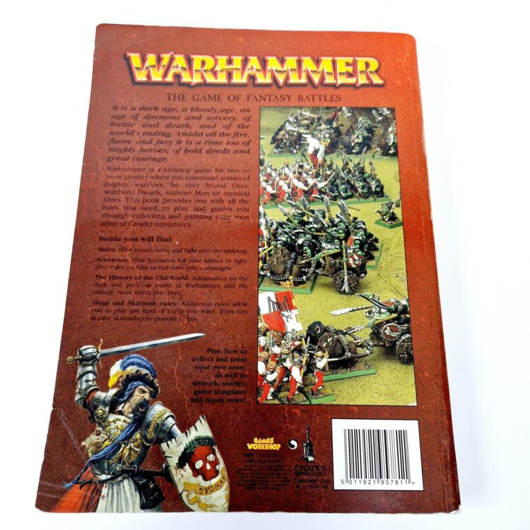 A photo of a Warhammer Warhammer Fantasy Battle 6th Edition Rulebook