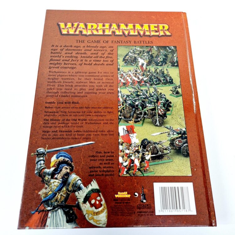 A photo of a Warhammer Warhammer Fantasy Battle 6th Edition Rulebook