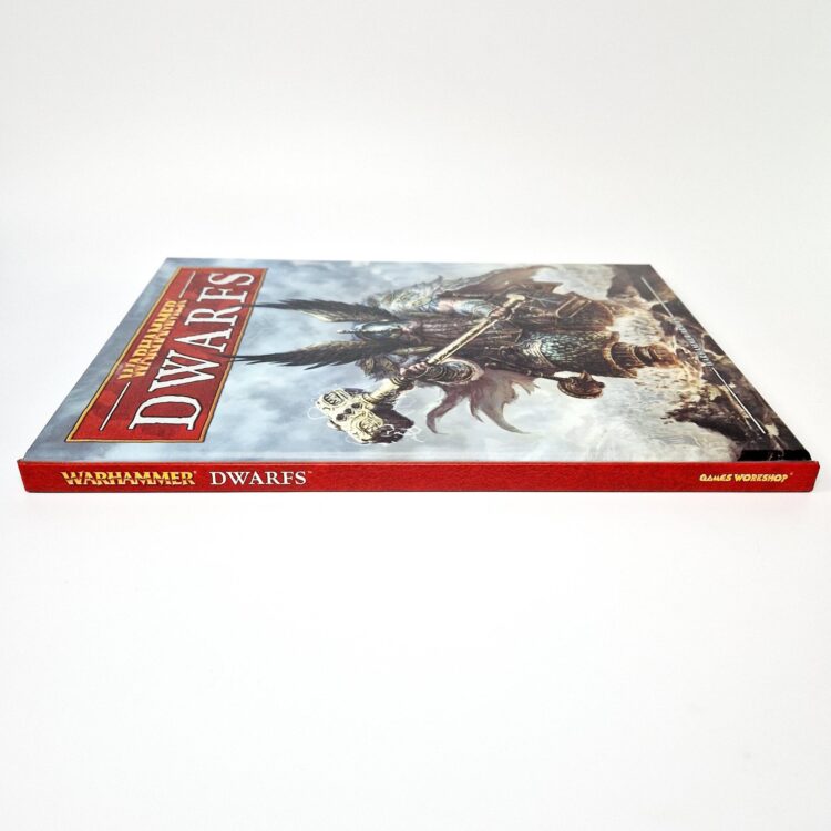 A photo of a Warhammer Dwarfs 8th Edition Army Book