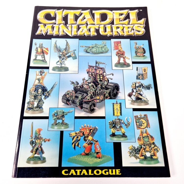 A photo of a Warhammer Citadel Miniatures Catalogue Section Four