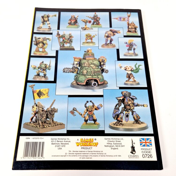 A photo of a Warhammer Citadel Miniatures Catalogue Section Four