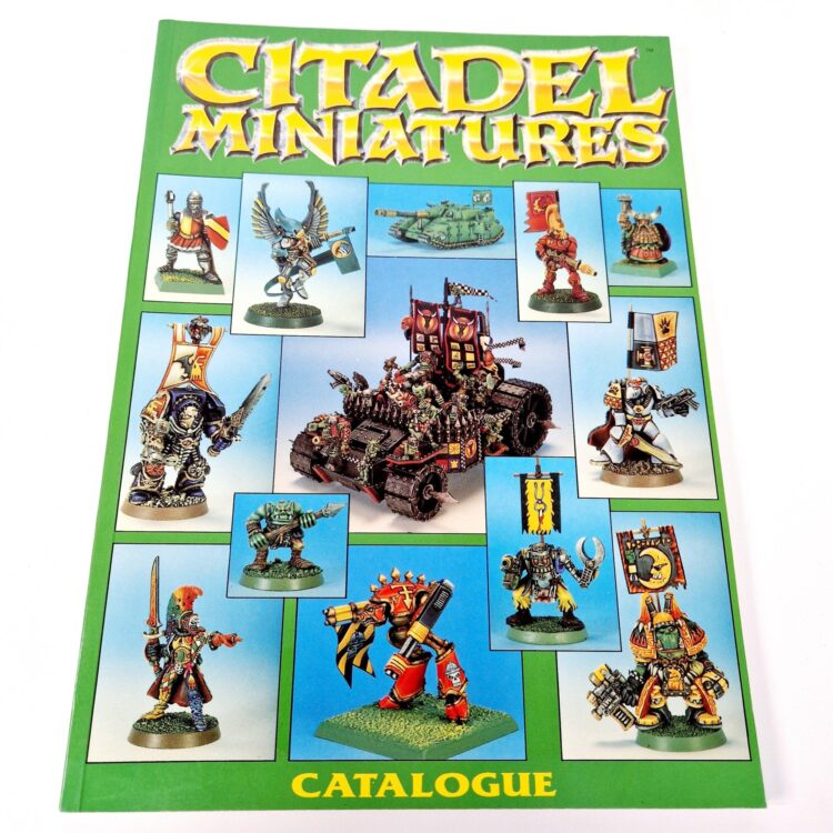 A photo of a Warhammer Citadel Miniatures Catalogue Section Three