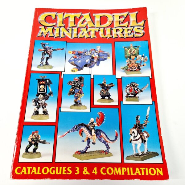 A photo of a Warhammer Citadel Miniatures Catalogues 3 & 4 Compilation