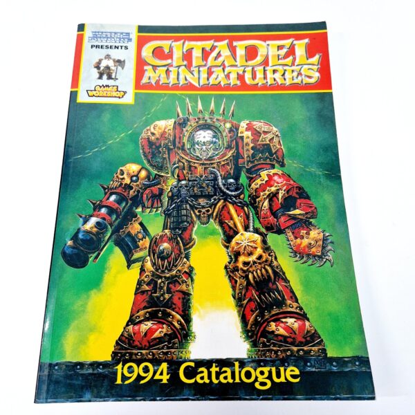 A photo of a Warhammer Citadel Miniatures 1994 Catalogue