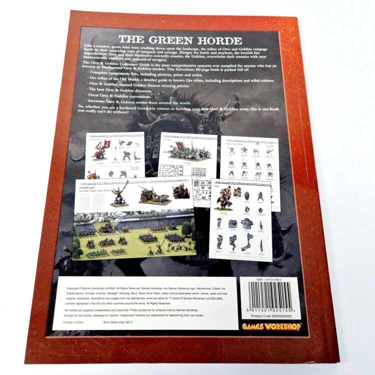 A photo of a Warhammer Orcs and Goblins Collectors' Guide