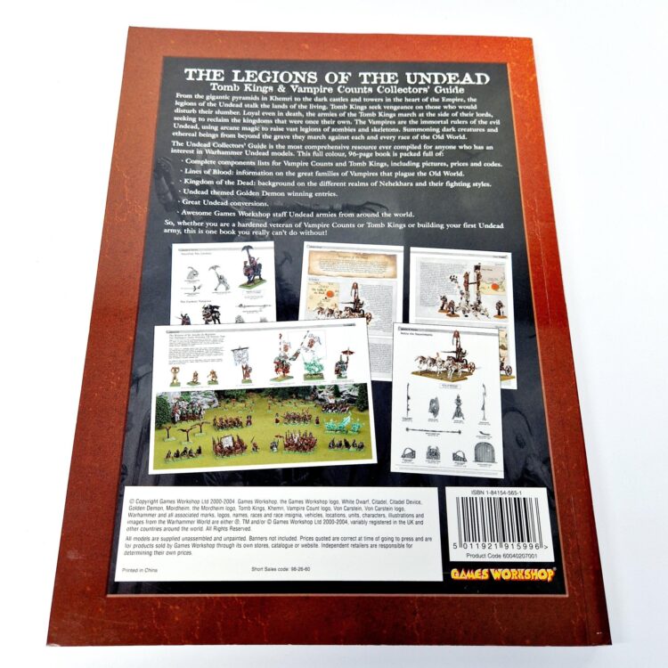 A photo of a Warhammer The Undead Collectors' Guide