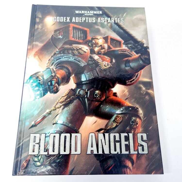 A photo of a Warhammer Adeptus Astartes Blood Angels 7th Edition Codex